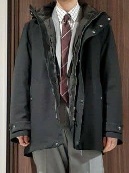 Maedaさんの「TAKEO KIKUCHI｜【Made in JAPAN】番千鳥ウィンドペン柄 ネクタイ」を使ったコーディネート