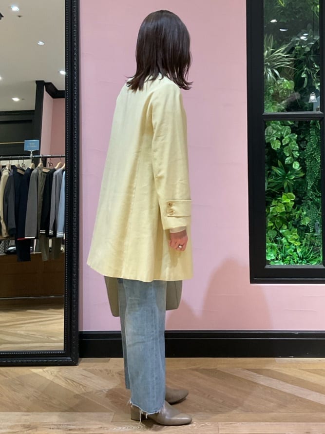 maruさんの「DRESSTERIOR｜◆スクエアシュリンクレザー トートバッグ」を使ったコーディネート