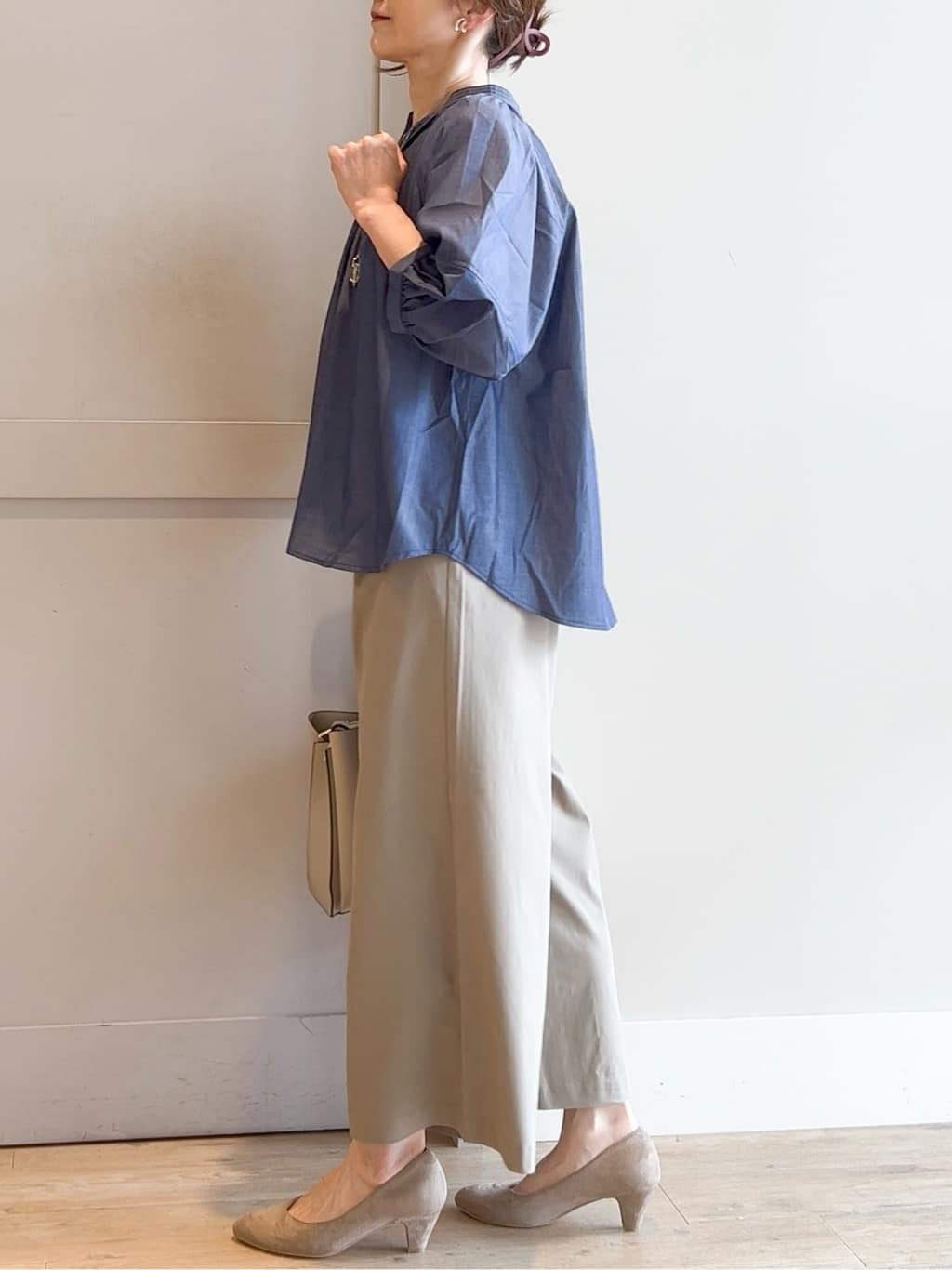 yamakoさんの「grove｜サマーハイパーストレッチワイドパンツ」を使ったコーディネート