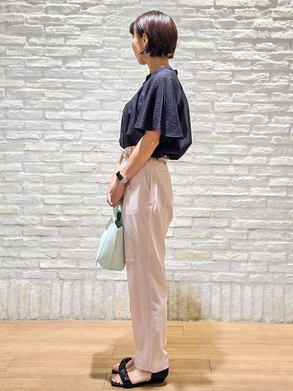 yoshimiさんの「OPAQUE.CLIP｜スライドベルト」を使ったコーディネート