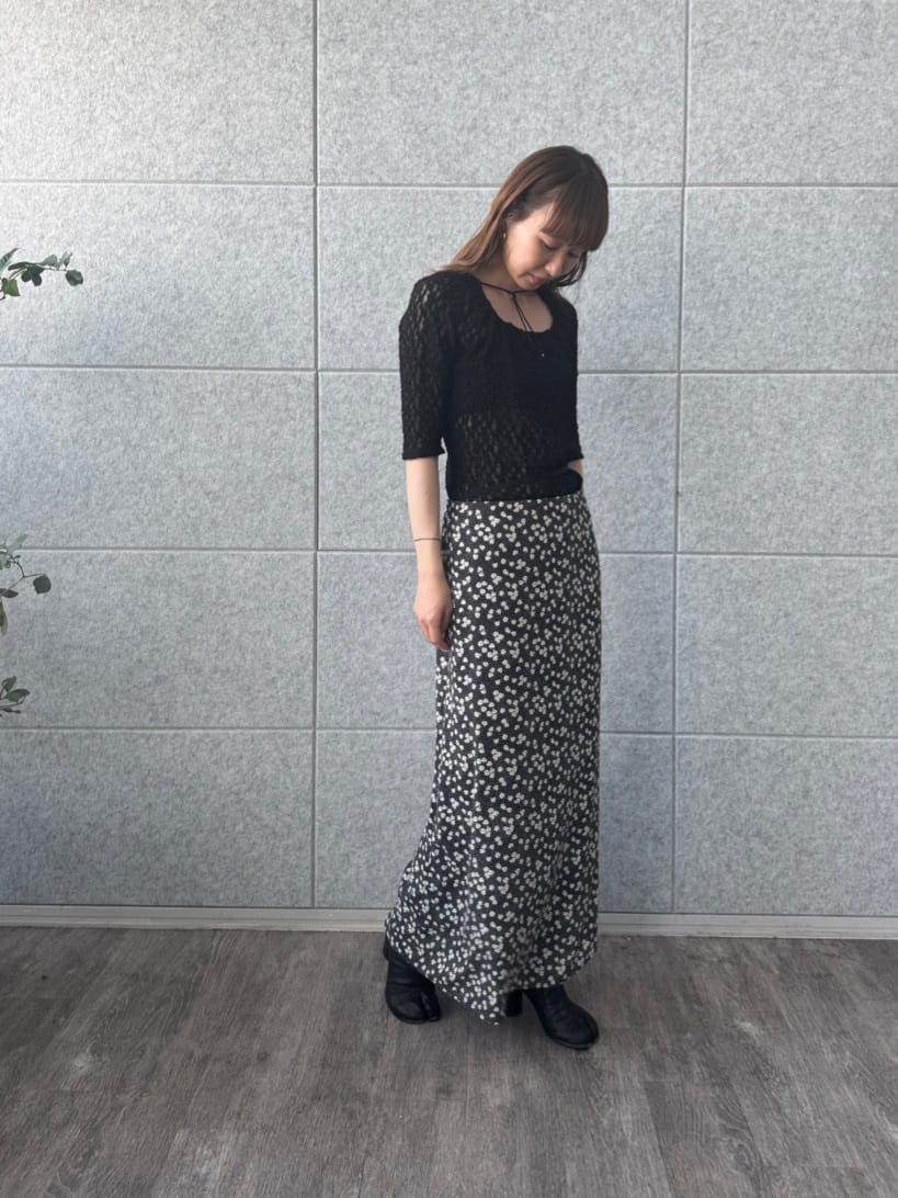 designer yukaさんの「CODE A｜lace layered pullover」を使ったコーディネート