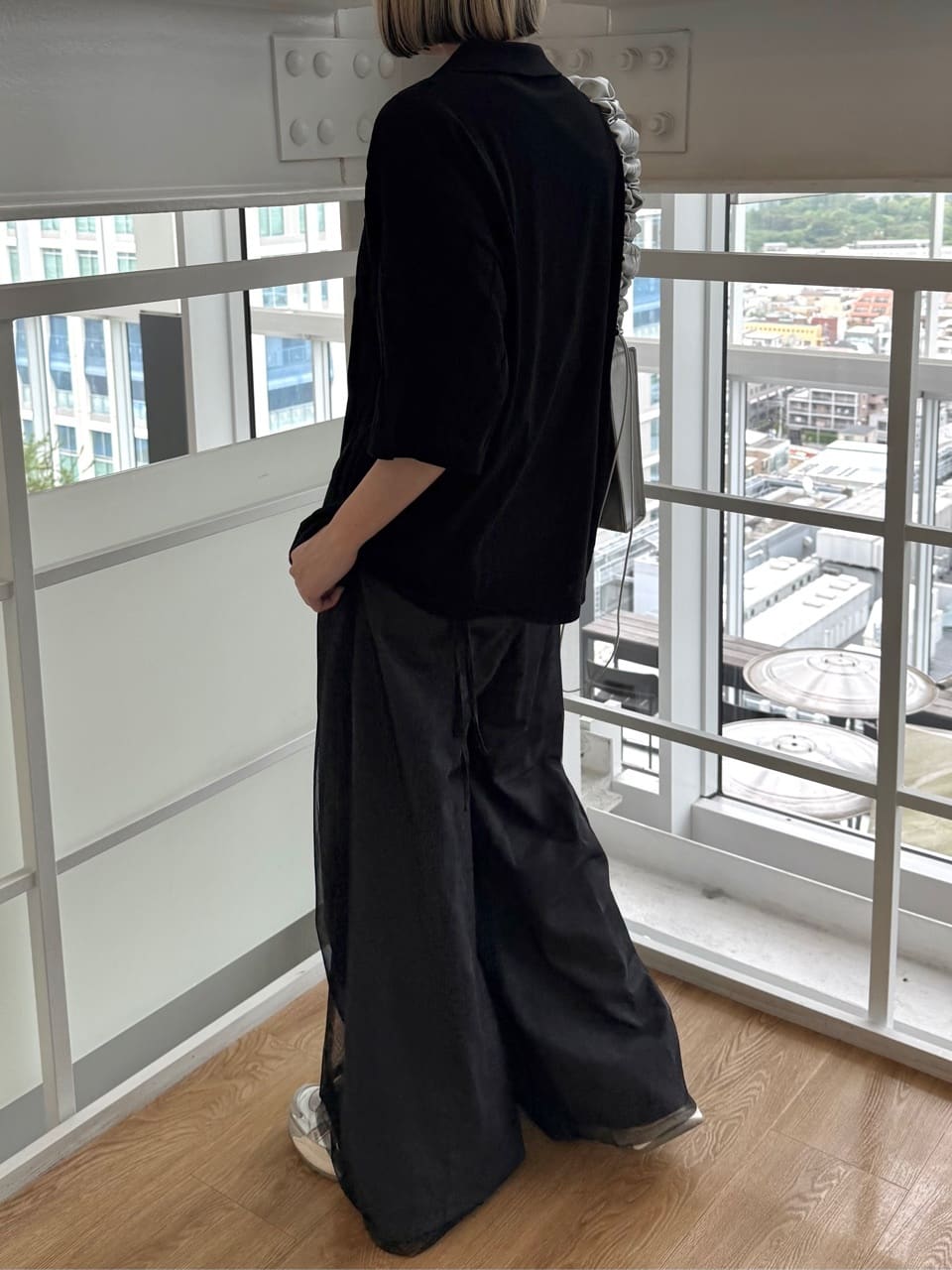 川本葵さんの「tk.TAKEO KIKUCHI｜」を使ったコーディネート