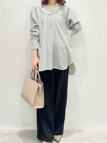 Miwaさんの「UNTITLED｜ライトダブルリングネックレス」を使ったコーディネート
