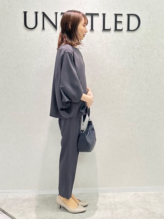 Miwaさんの「UNTITLED｜【手洗い／88cm正方形】シアー素材チェーン柄スカーフ」を使ったコーディネート