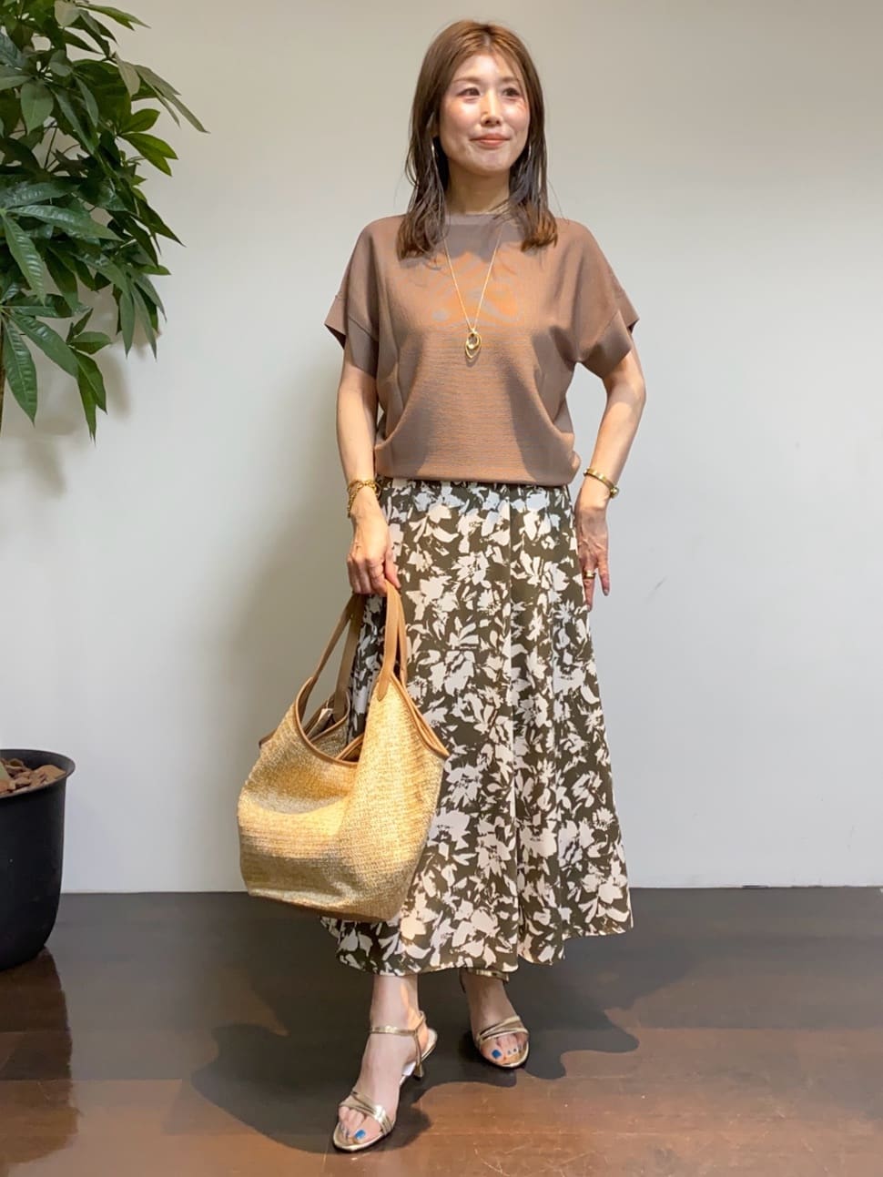 tomoさんの「UNTITLED｜◆ビッグトップネックレス」を使ったコーディネート