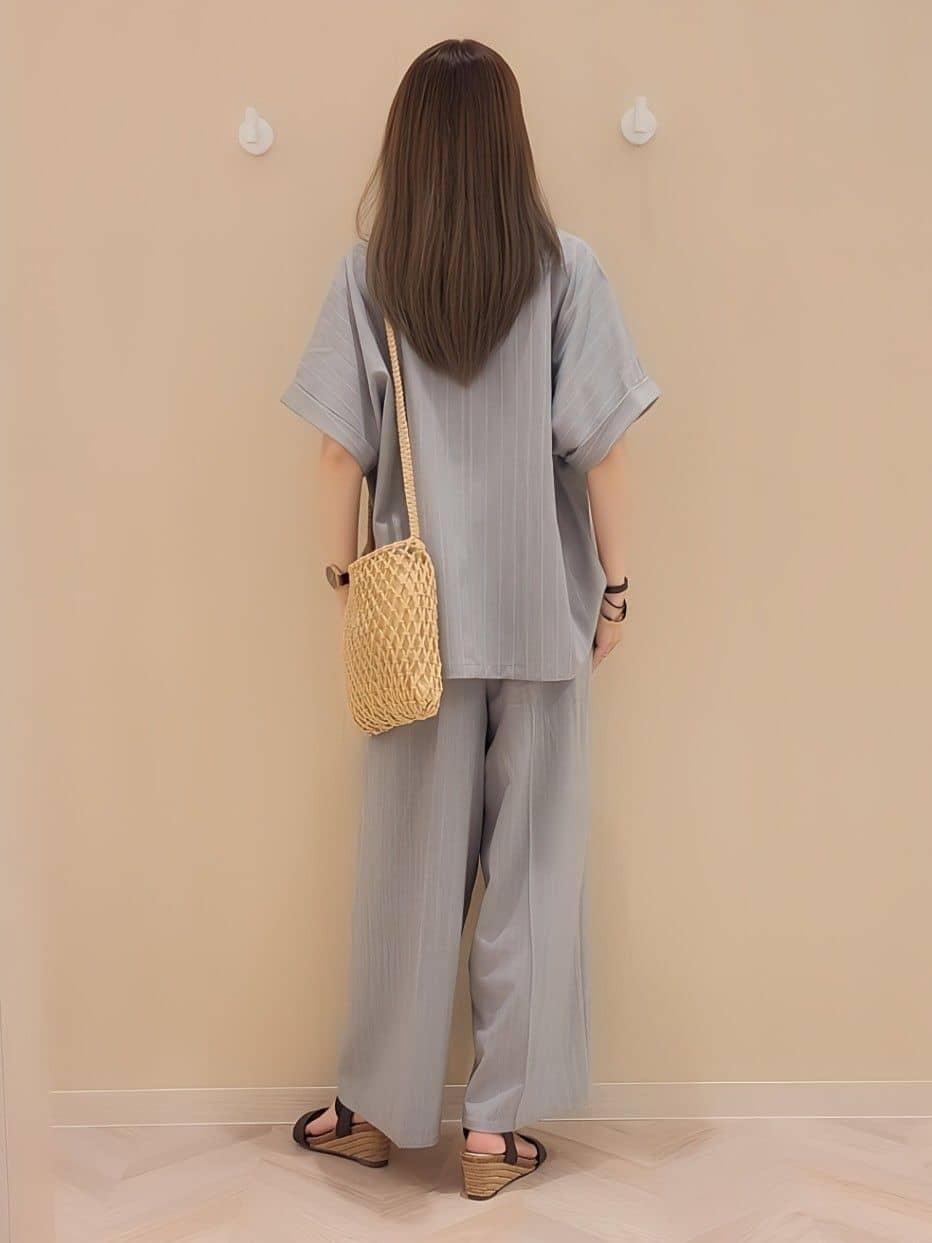asadaさんの「SHOO･LA･RUE｜◆【高レビュー/累計販売35万足突破】片手ではけるサンダル シューダル 25SS」を使ったコーディネート