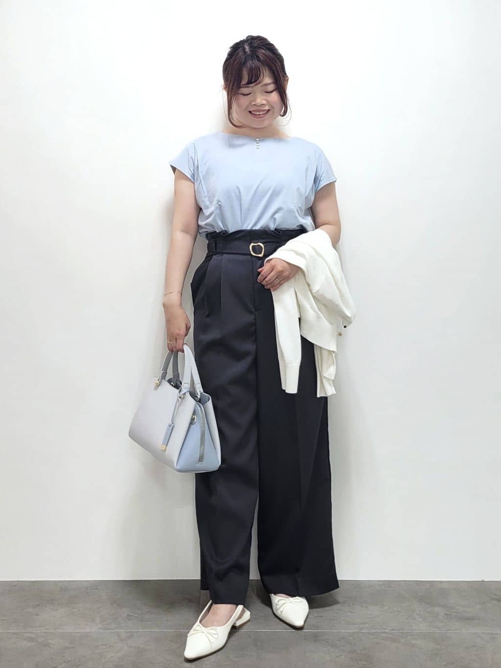 kinaさんの「index｜◆【抗菌防臭加工】リボンフラットミュール」を使ったコーディネート