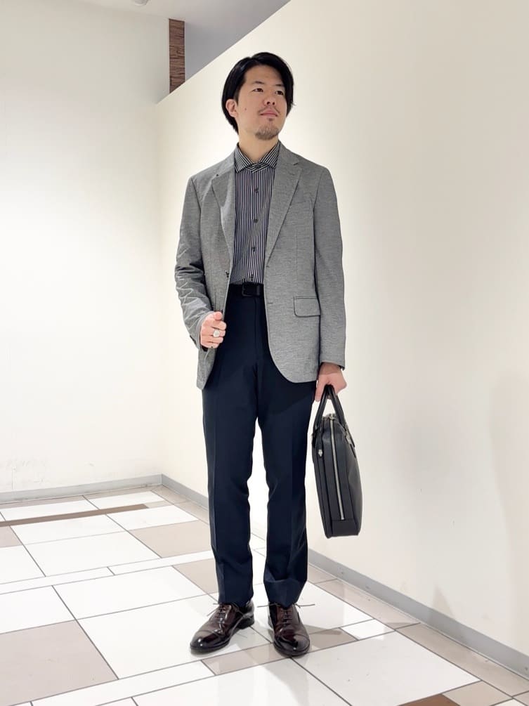 及川さんの「TAKEO KIKUCHI｜ストレートチップシューズ[ メンズ ビジネス シューズ 結婚式 ]」を使ったコーディネート