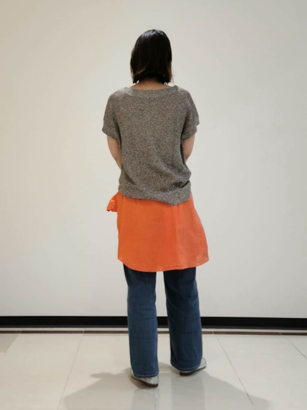 eriさんの「INDIVI｜【褒められデニム】ワイドストレート デニムパンツ」を使ったコーディネート