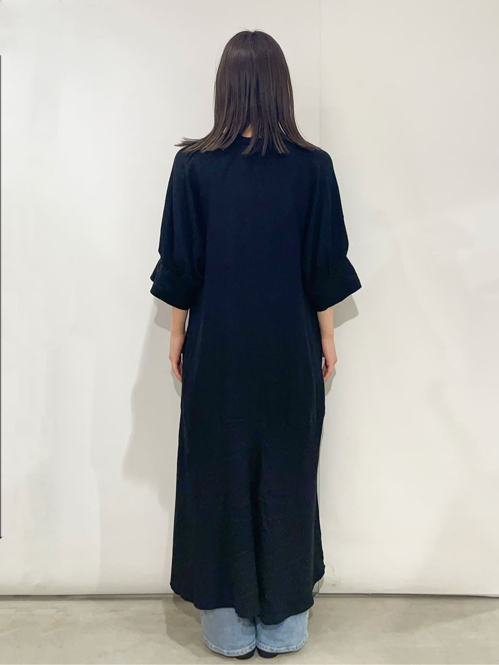 sayaさんの「OPAQUE.CLIP｜◆キーネックワンピース【洗える】」を使ったコーディネート