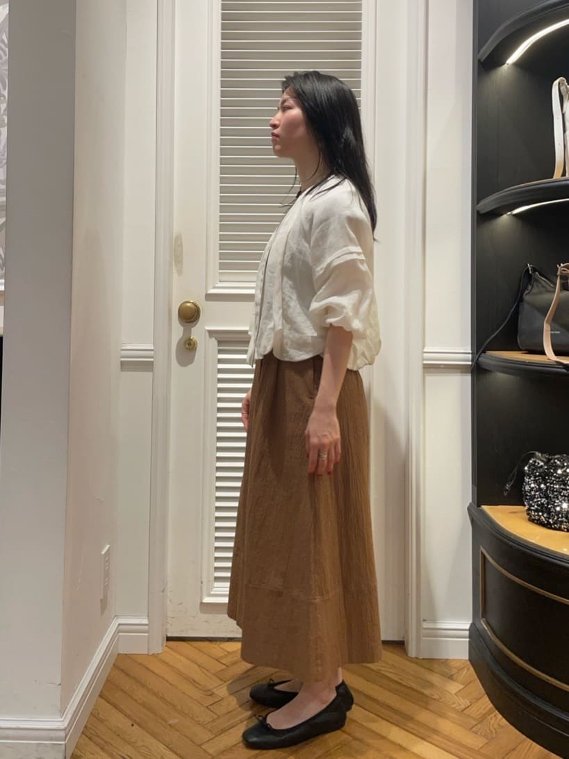 Karinさんの「DRESSTERIOR｜◆ソフトレザーバレエシューズ」を使ったコーディネート