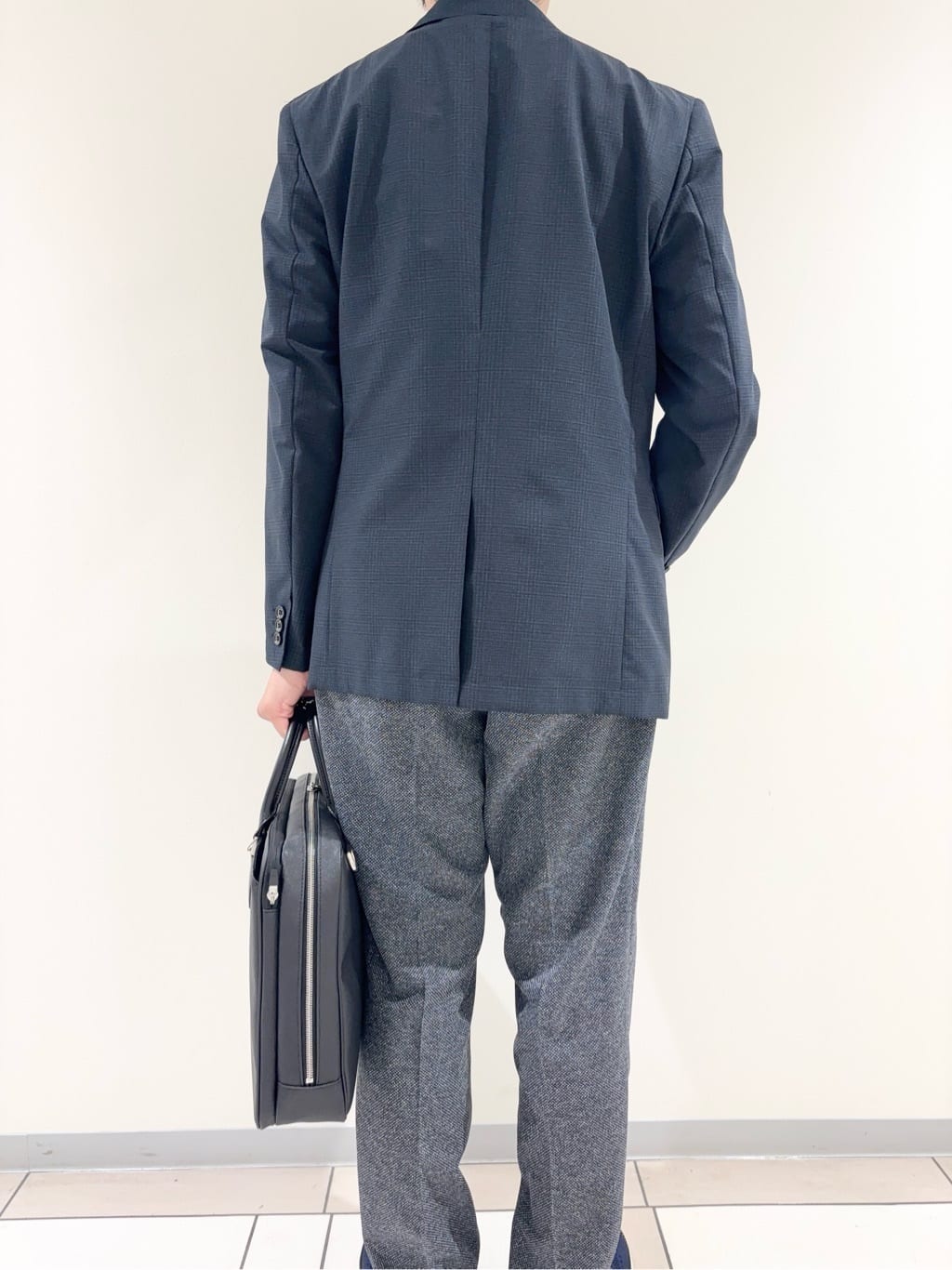 及川さんの「TAKEO KIKUCHI｜【抗菌防臭】COOL DOTS（R）ドビープリント ジャケット」を使ったコーディネート