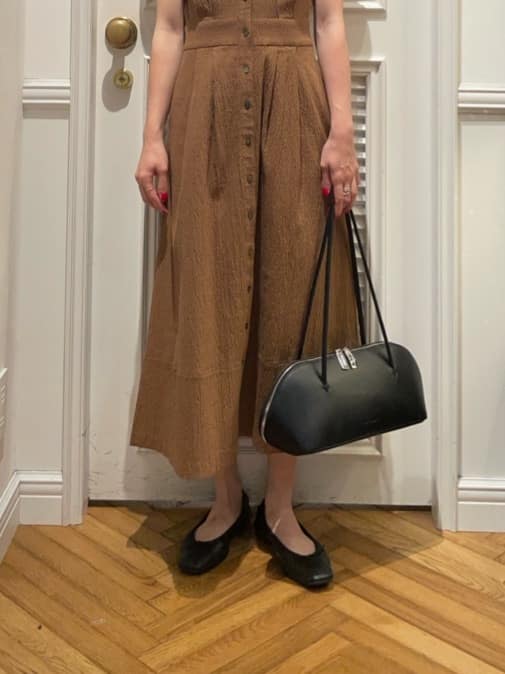 Karinさんの「DRESSTERIOR｜◆ソフトレザーバレエシューズ」を使ったコーディネート