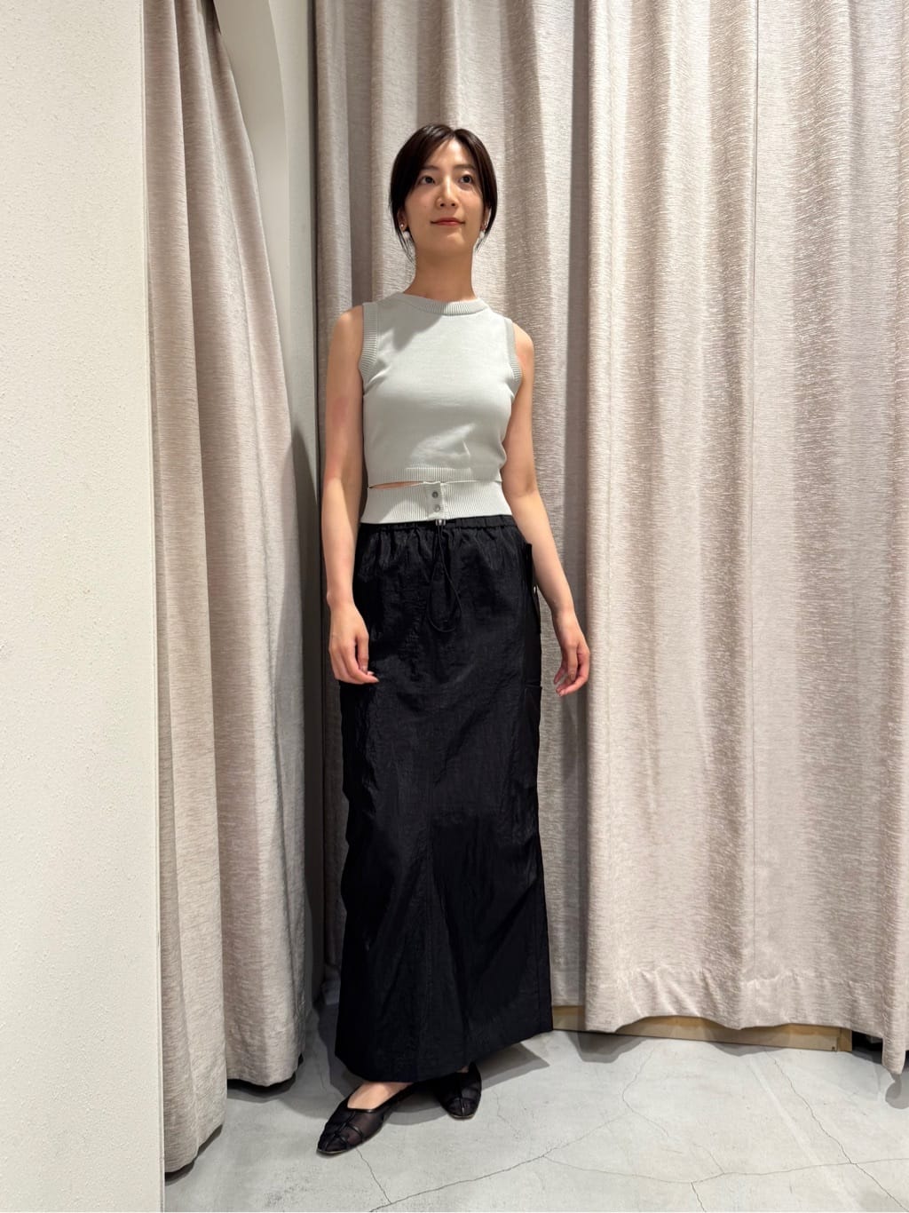 uchi__yamaさんの「CODE A｜design knit tank」を使ったコーディネート