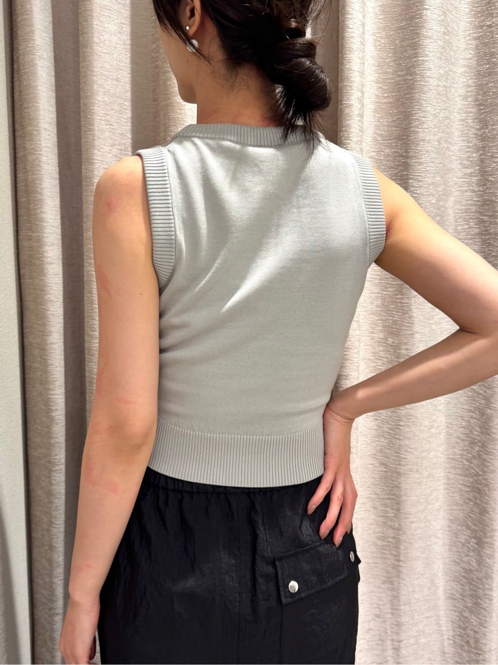 uchi__yamaさんの「CODE A｜design knit tank」を使ったコーディネート