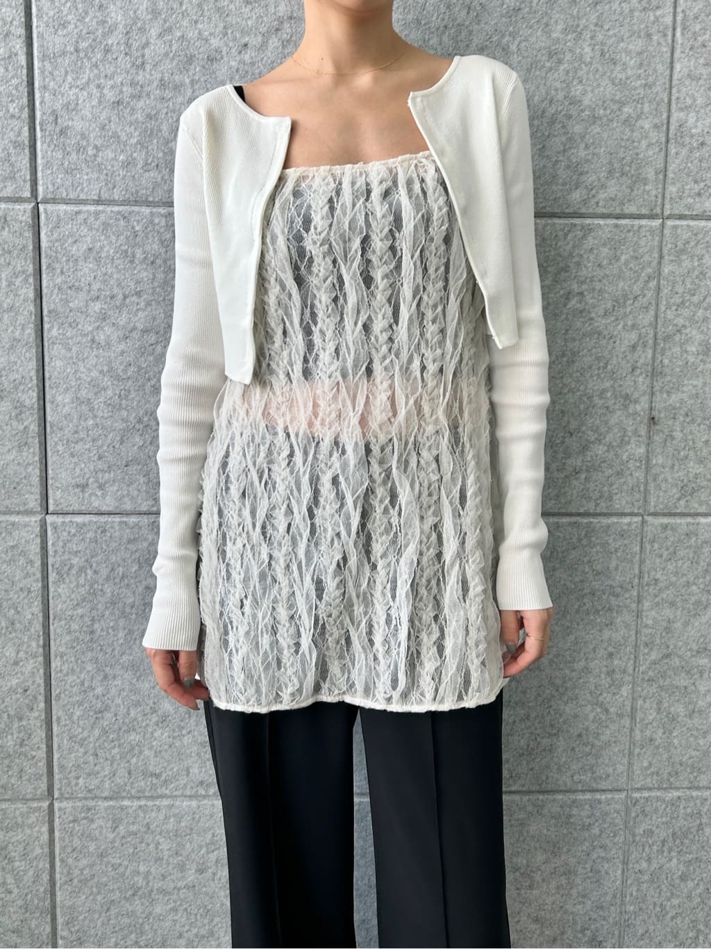 harunaさんの「CODE A｜french twill easy trouser」を使ったコーディネート