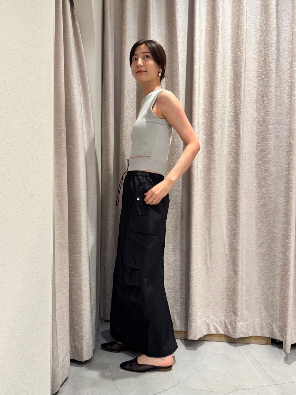 uchi__yamaさんの「CODE A｜design knit tank」を使ったコーディネート