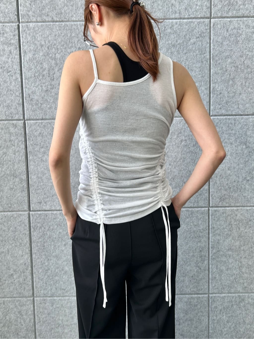 harunaさんの「CODE A｜french twill easy trouser」を使ったコーディネート