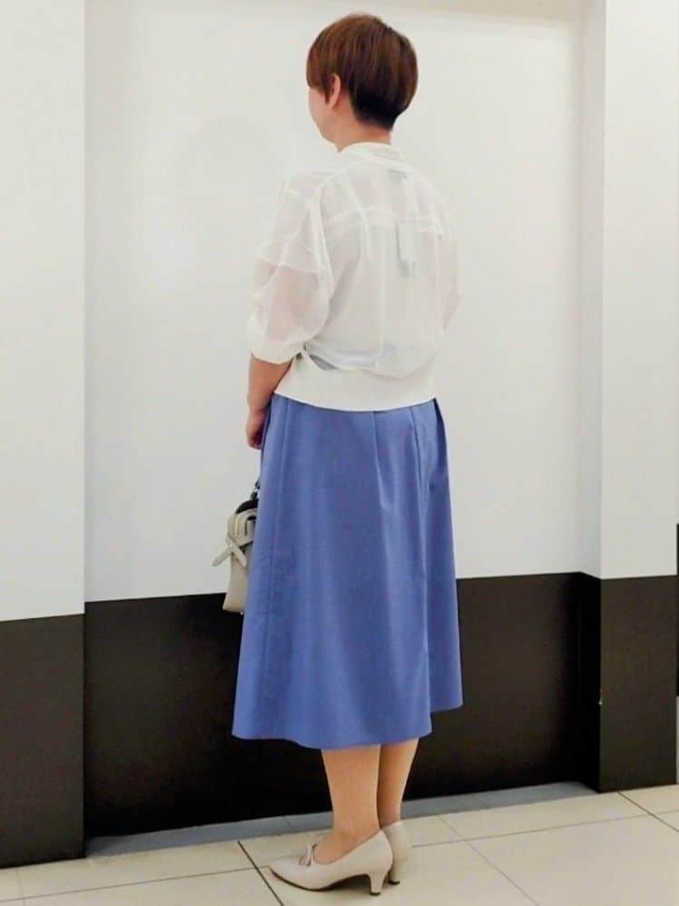 じゅりさんの「Reflect｜◆【手洗い可】キレイめシアーカーディガン」を使ったコーディネート