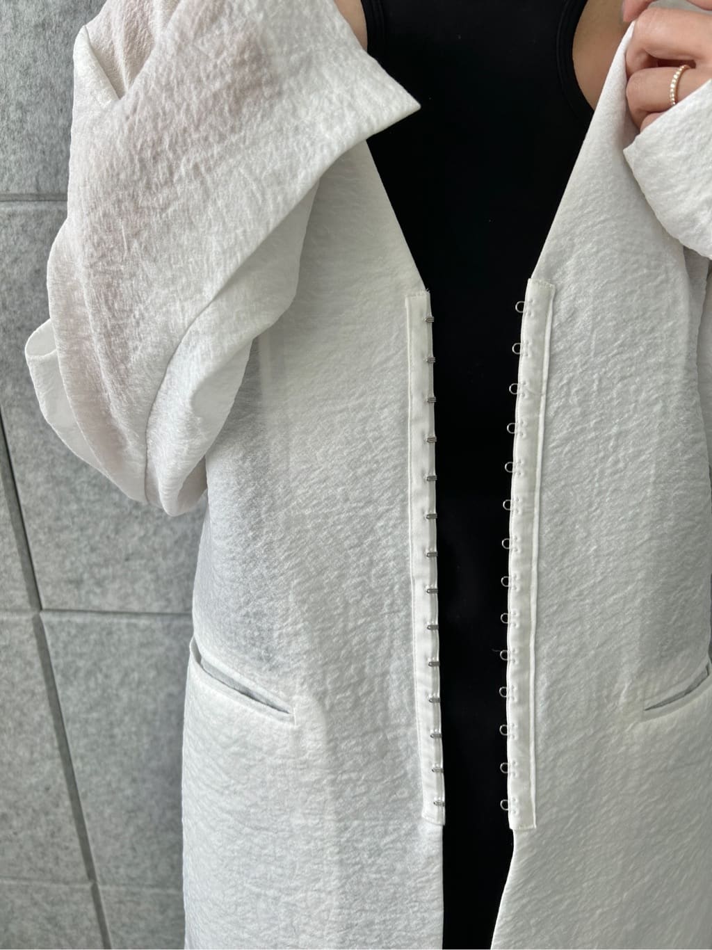 harunaさんの「CODE A｜french twill easy trouser」を使ったコーディネート