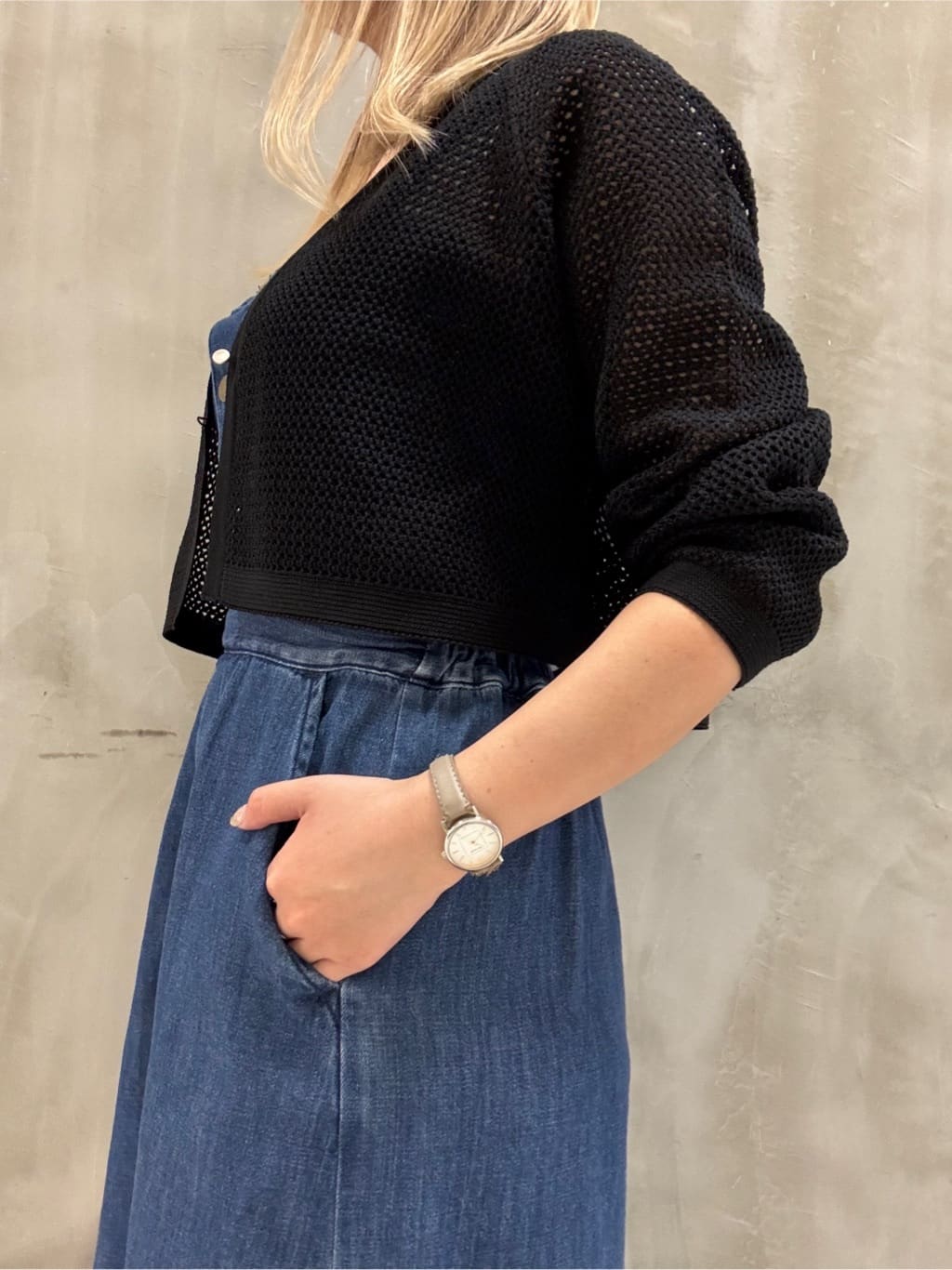 minaさんの「grove｜【Lee&times;grove別注】3WAY　BUSTIER　SKIRT」を使ったコーディネート