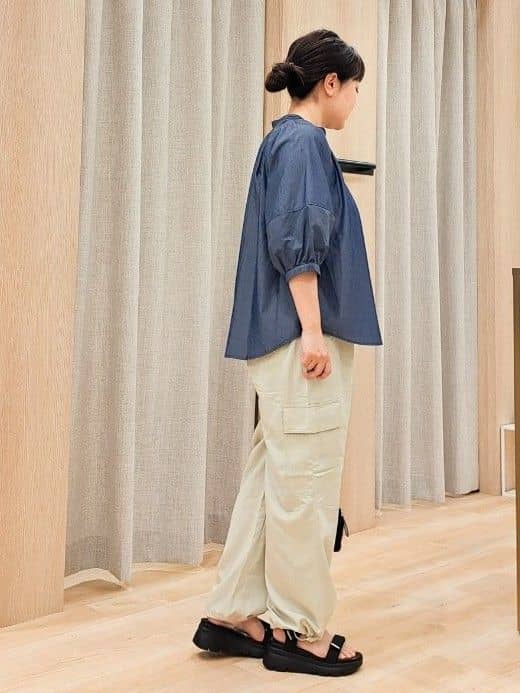 ふるさんの「grove｜【Lee別注】撥水サイドドロストショルダー」を使ったコーディネート