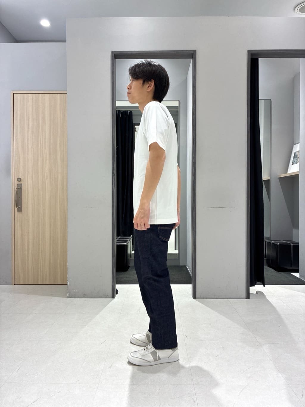 わいずみさんの「TAKEO KIKUCHI｜【抗菌防臭／9色5サイズ展開】ハニカムメランジ ポロシャツ」を使ったコーディネート