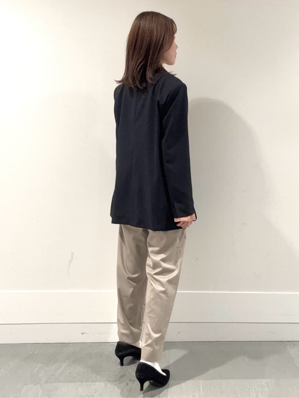 mioさんの「UNTITLED｜◆【後ろウエストゴム/洗える】梳毛調ソフトワイドパンツ」を使ったコーディネート