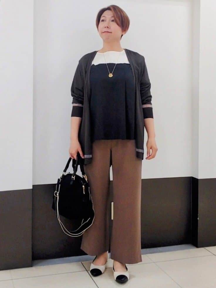 じゅりさんの「Reflect｜◆【手洗い可】着流しカーディガン」を使ったコーディネート