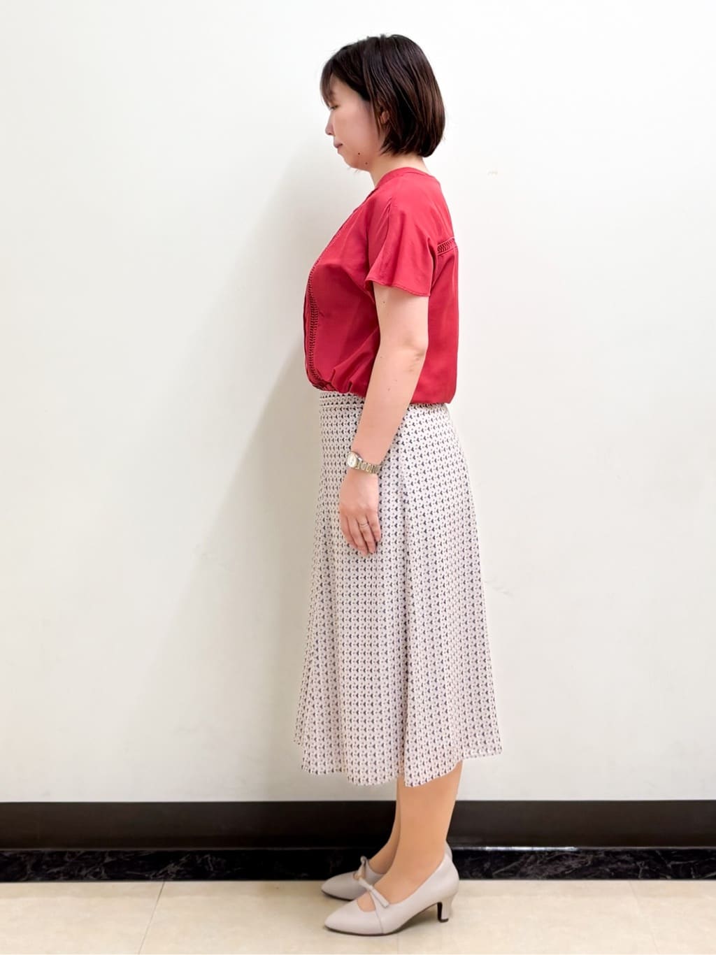 ミヨさんの「Reflect｜◆【選べる7色◎／手洗い可】フロントピンタックデザインブラウス」を使ったコーディネート