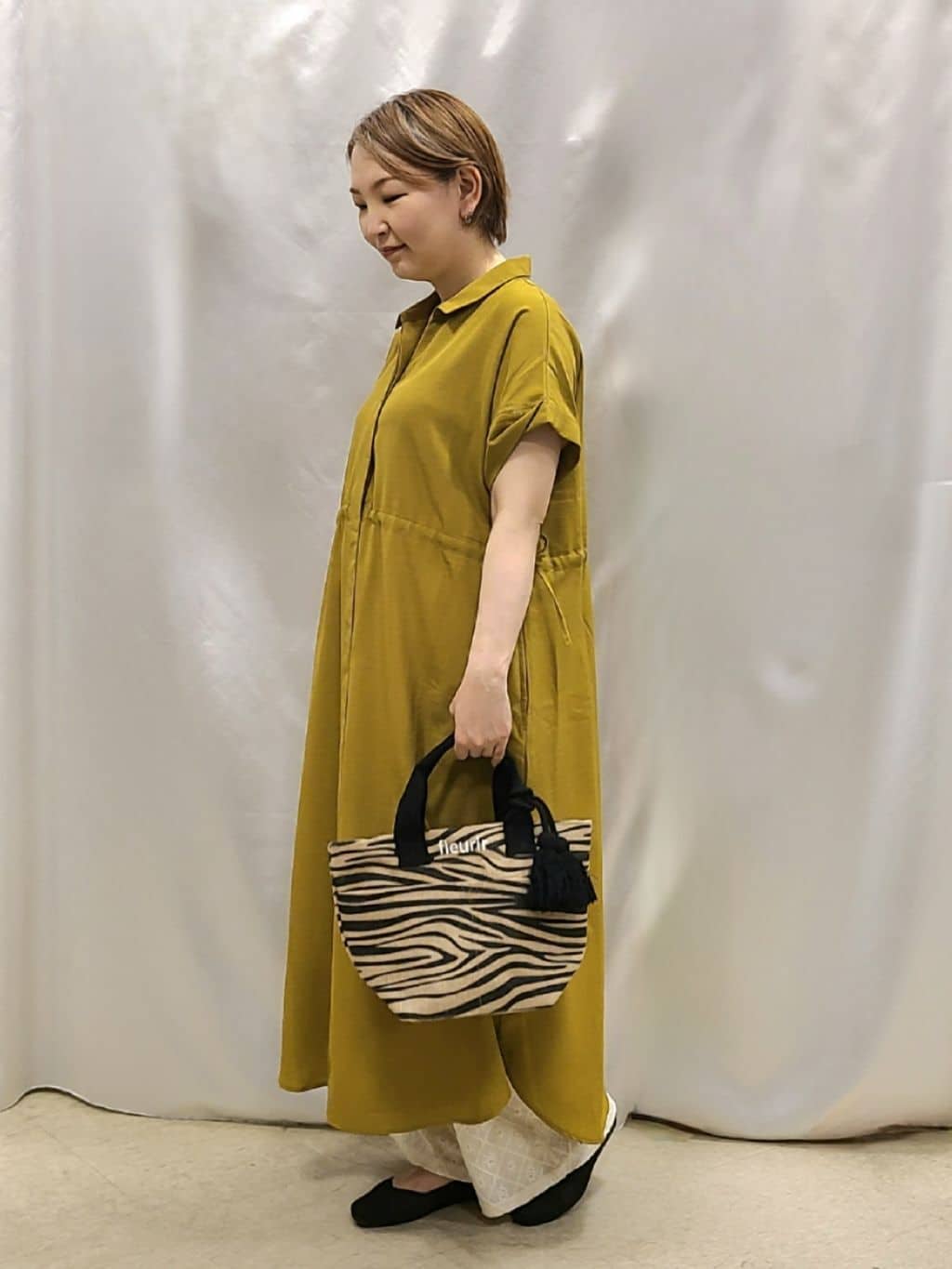 Chiiさんの「SHOO･LA･RUE｜◆【洗える】透かし編みニットパンプス」を使ったコーディネート