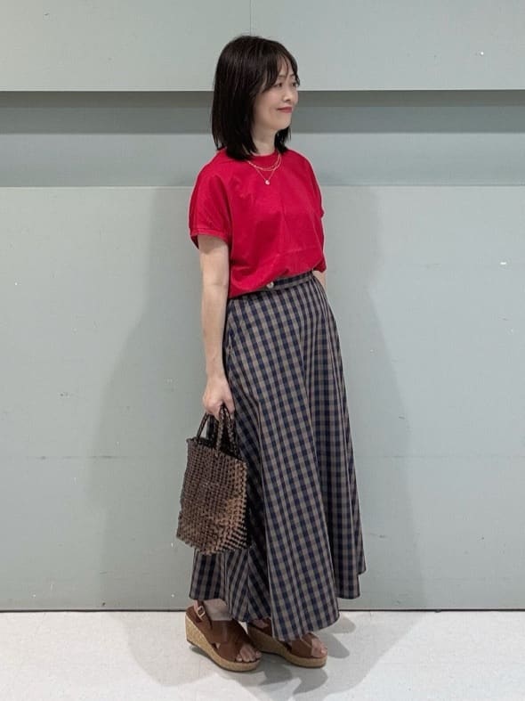 makiさんの「UNTITLED｜【ステンレス】レイヤードチェーンネックレス」を使ったコーディネート