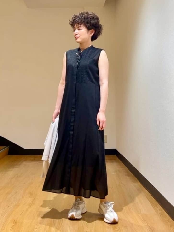 MAYUMIさんの「UNTITLED｜◆【シアー/前開き/夏ワンピ】コットンピンタックワンピース」を使ったコーディネート