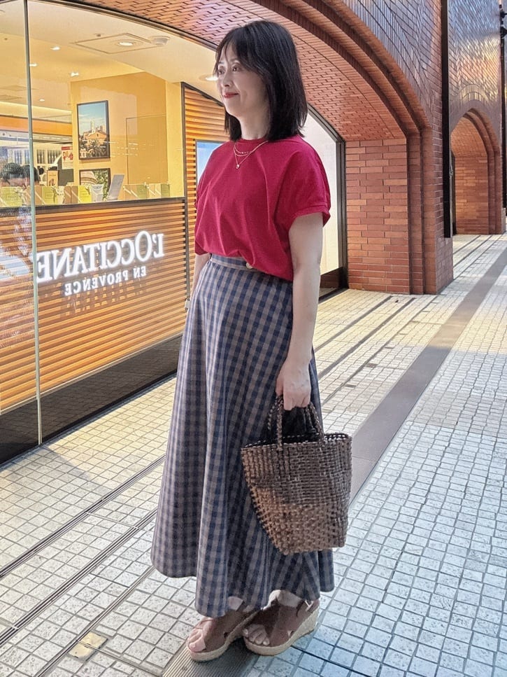 makiさんの「UNTITLED｜【ステンレス】レイヤードチェーンネックレス」を使ったコーディネート