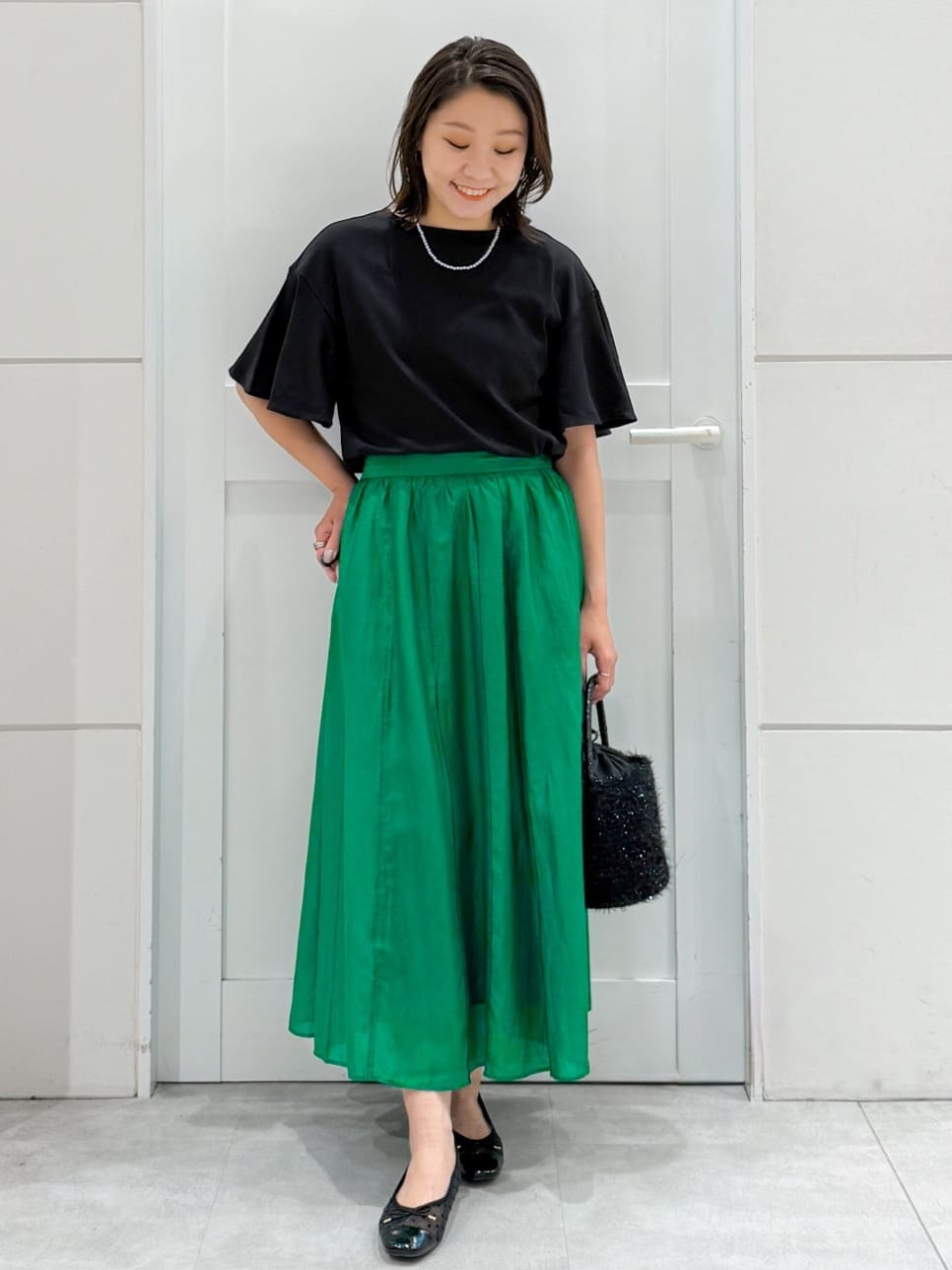 yuka.aさんの「OPAQUE.CLIP｜【定番/6color】名品フラットバレエシューズ」を使ったコーディネート