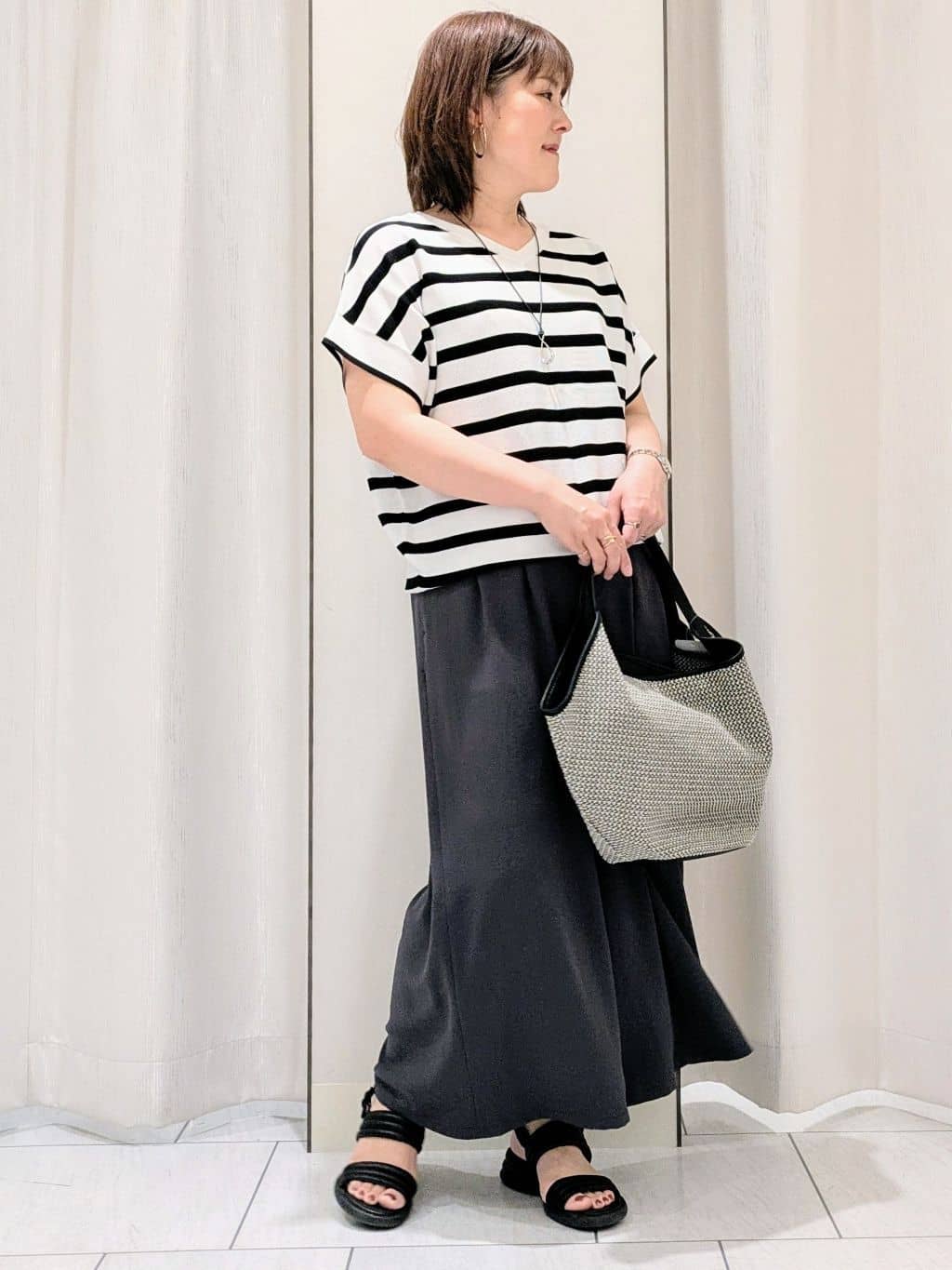 Onumaさんの「UNTITLED｜エポトリニティネックレス」を使ったコーディネート