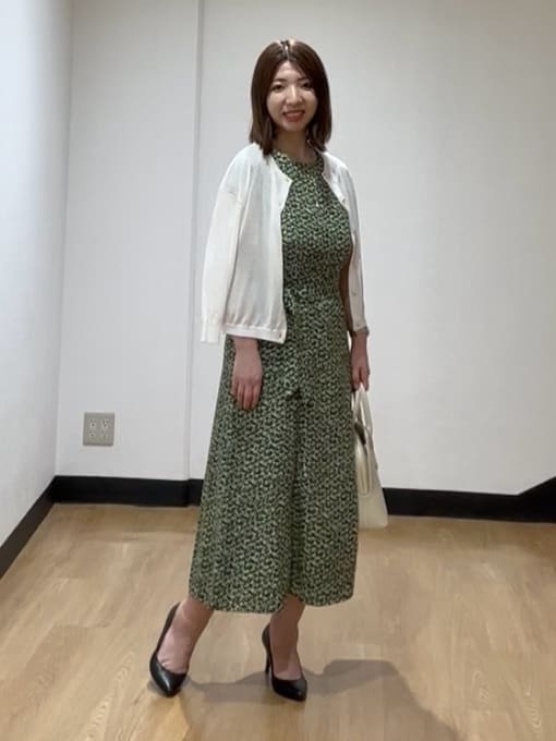 MIKIKOさんの「UNTITLED｜◆【短丈/シアー/洗える】ドルマンスリーブカーディガン」を使ったコーディネート