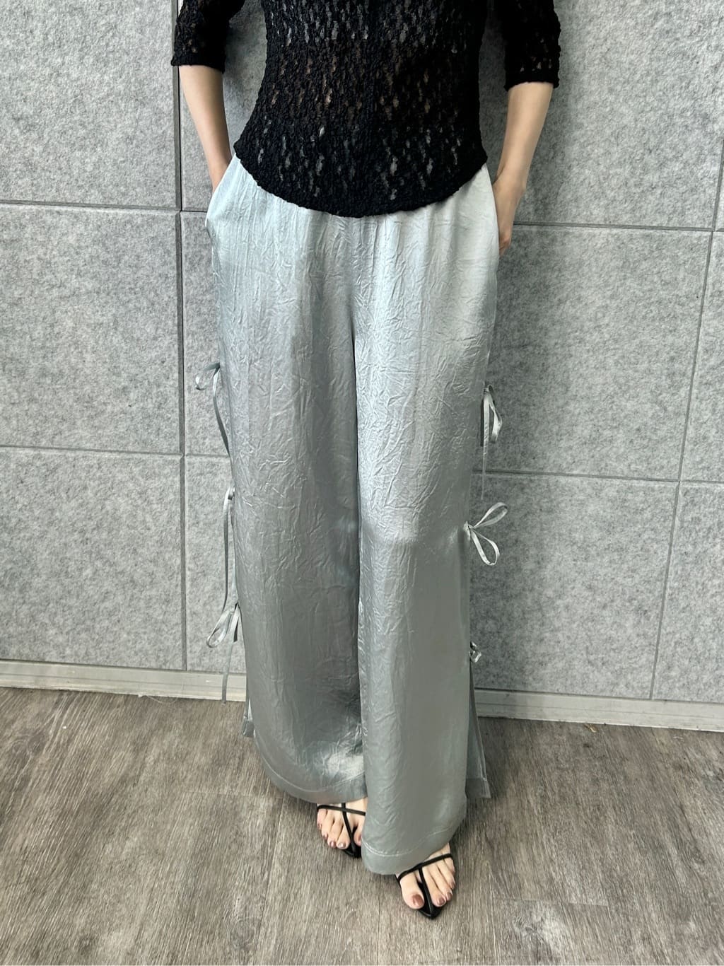 harunaさんの「CODE A｜lace layered pullover」を使ったコーディネート