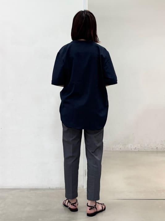 fujiさんの「THE SHOP TK｜◆ダブルポケット5分袖シャツ【体型カバー/洗濯機OK】」を使ったコーディネート