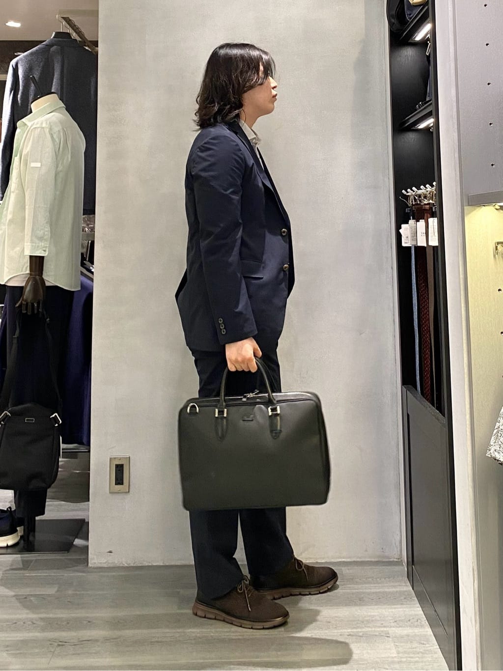 nishiさんの「TAKEO KIKUCHI｜【抗菌防臭／9色5サイズ展開】ハニカムメランジ ポロシャツ」を使ったコーディネート