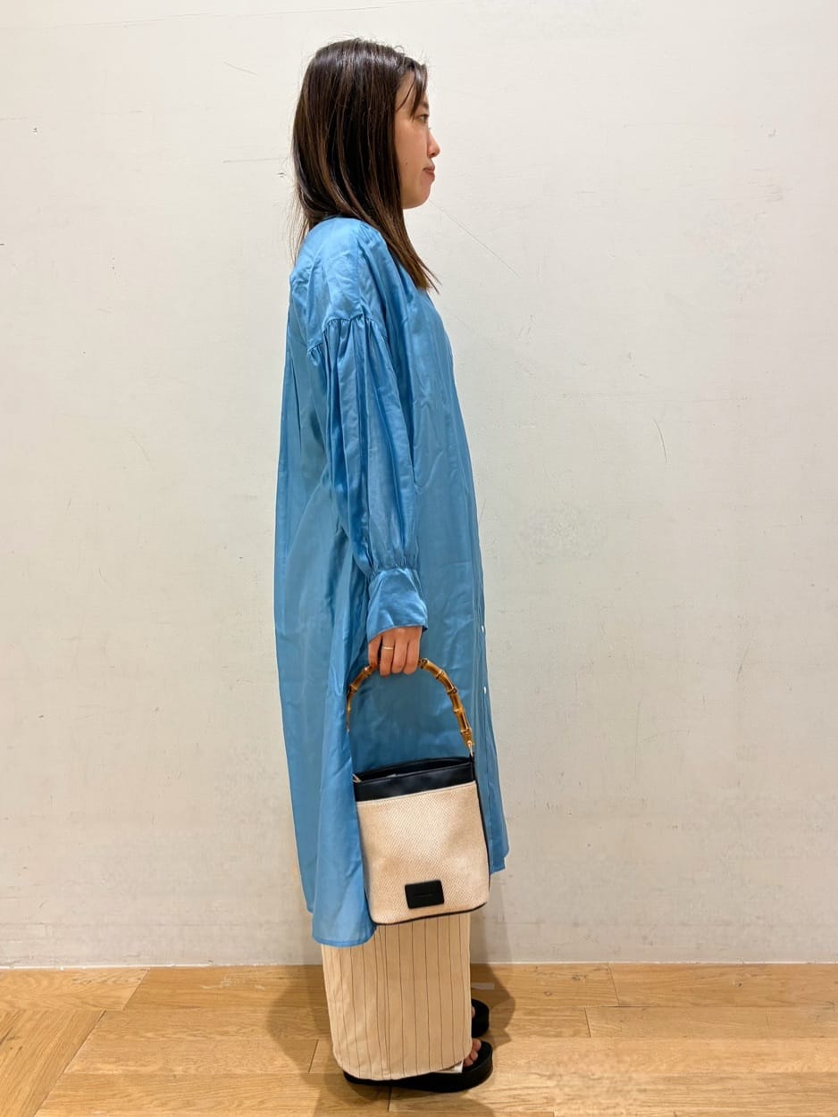 kurumiさんの「OPAQUE.CLIP｜◆シアーシャツワンピース【洗濯機洗い可】」を使ったコーディネート