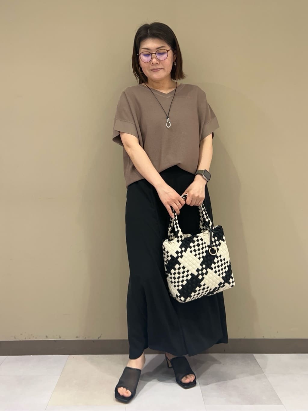 fukuさんの「UNTITLED｜◆【セットアップ可/接触冷感/イージーケア】リラクミスト フレアスカート」を使ったコーディネート