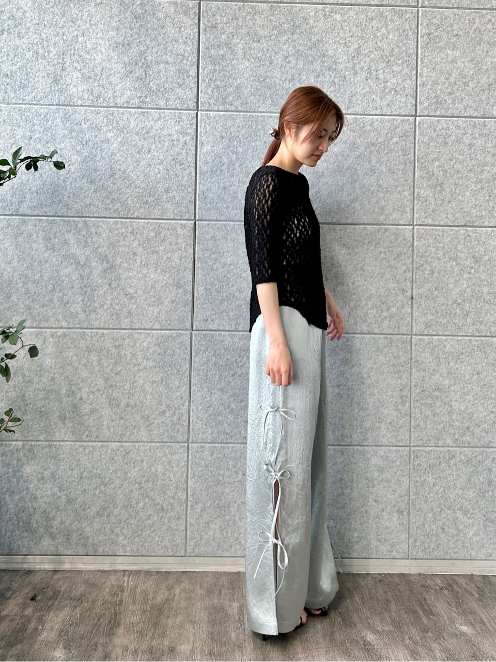 harunaさんの「CODE A｜lace layered pullover」を使ったコーディネート