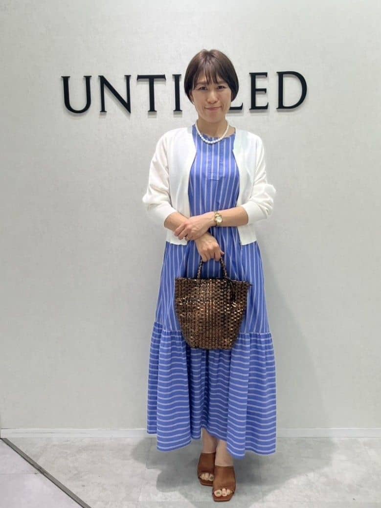 yukiさんの「UNTITLED｜メタリックメッシュトート」を使ったコーディネート