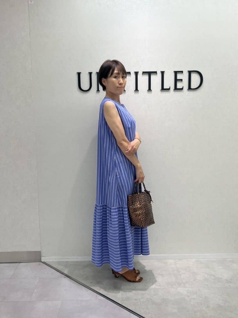 yukiさんの「UNTITLED｜メタリックメッシュトート」を使ったコーディネート