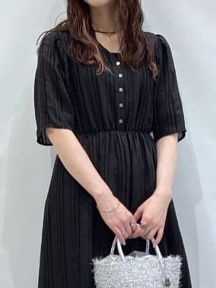 komaさんの「OPAQUE.CLIP｜◆ラメバスケット調ハンドバッグ」を使ったコーディネート