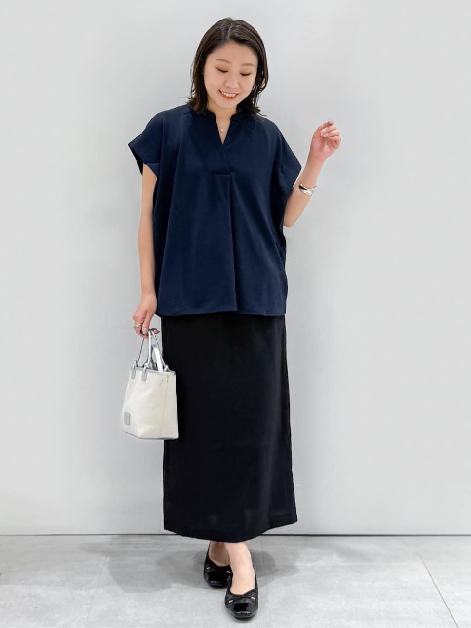 yuka.aさんの「OPAQUE.CLIP｜【定番/6color】名品フラットバレエシューズ」を使ったコーディネート