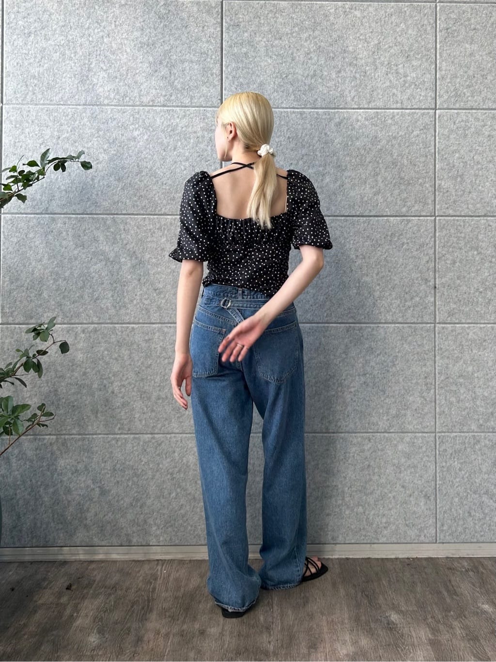 honoka Aさんの「CODE A｜polka dot blouse」を使ったコーディネート