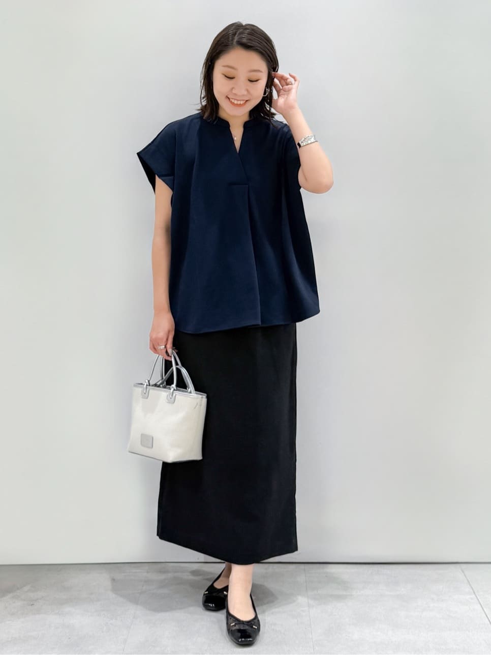 yuka.aさんの「OPAQUE.CLIP｜【定番/6color】名品フラットバレエシューズ」を使ったコーディネート