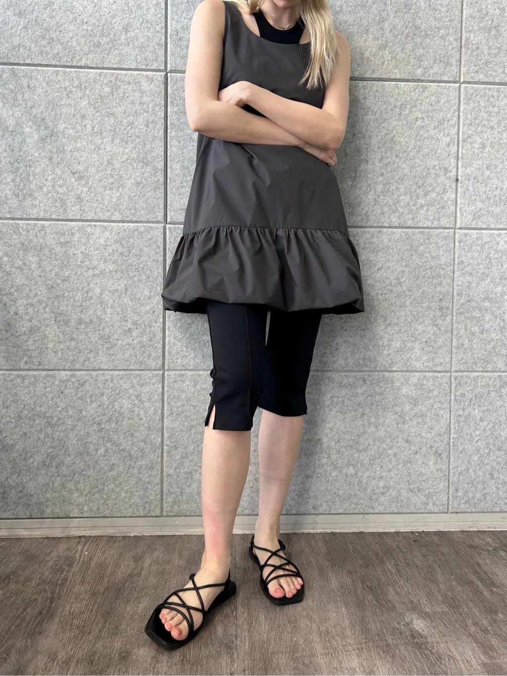 honoka Aさんの「CODE A｜【Cup-in】design cut tank」を使ったコーディネート